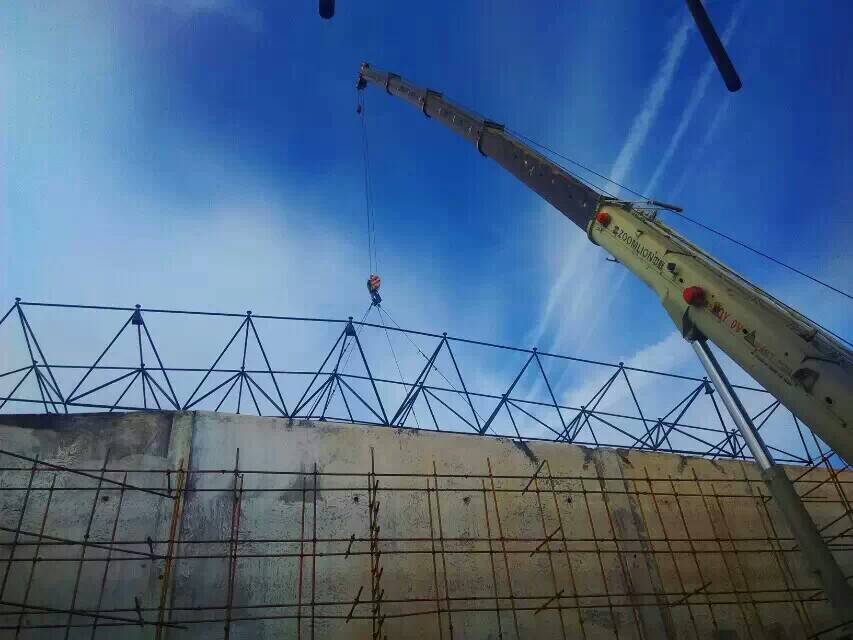 东阳食堂网架结构工程